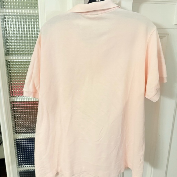 Lacoste Chemise RARE Men's Polo Shirt Mens Pink Cotton Made in France Sz 6 (XL) - Picture 4 of 9